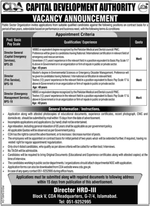 CDA Jobs 1