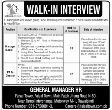 JOBS IN RAWALPINDI AD PICTURE