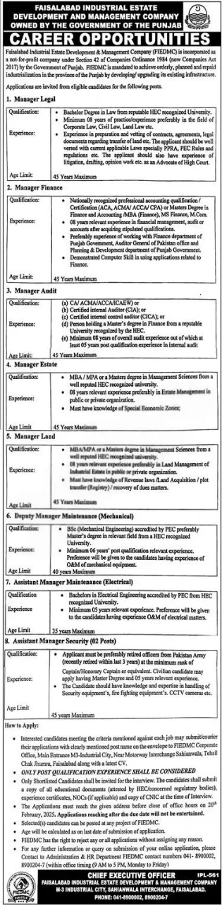 Jobs in Faisalabad