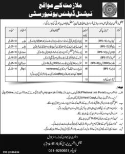 NDU Jobs 2025